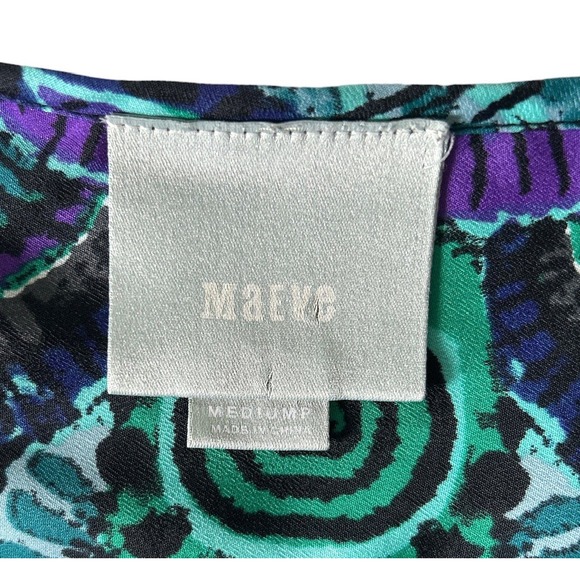 Anthropology Maeve Women’s Size Medium Aztec Print Button Up iKat Dress - Picture 6 of 8